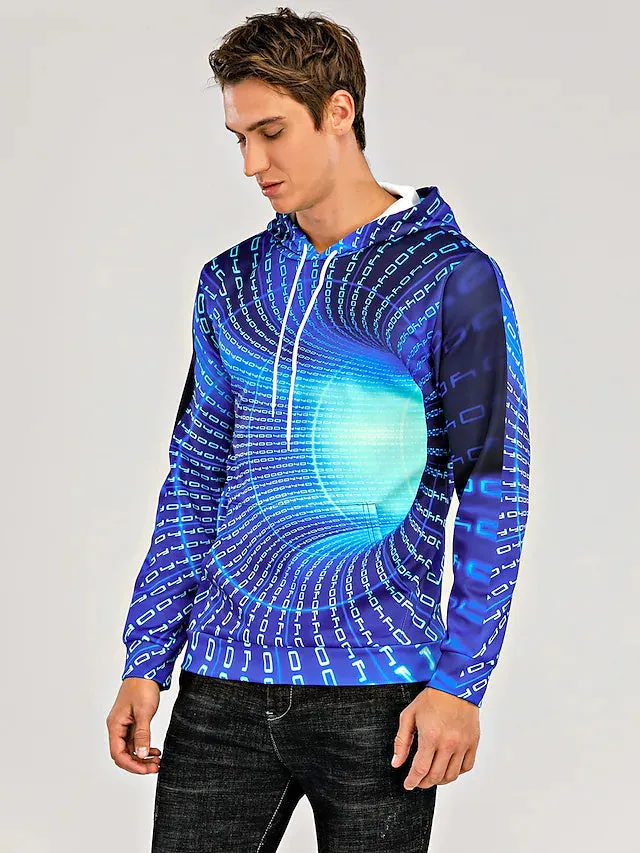 3D Print Hoodie with Graphic Optical Illusion