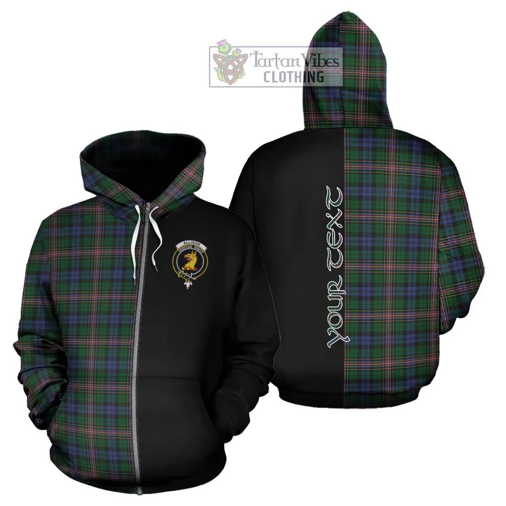 Allison Tartan Hoodie with Family Crest and Half Of Me Style
