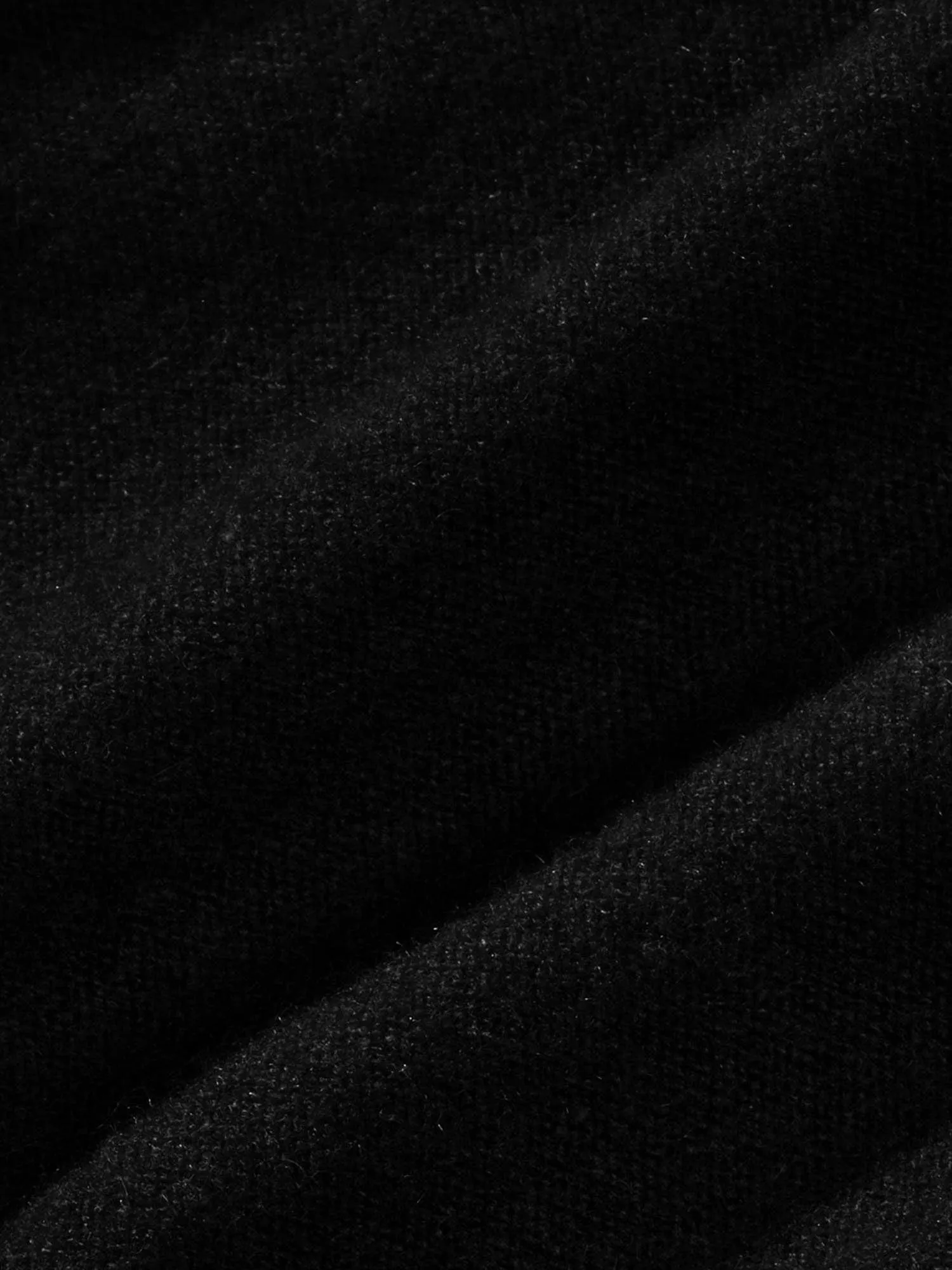 Archive Womens Recycled Cashmere Zipped Hoodie—black