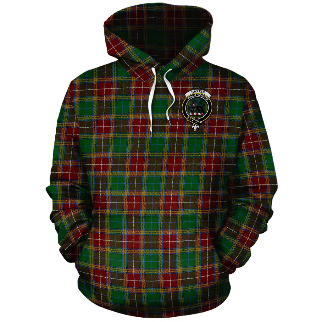 Baxter Tartan Hoodie with Family Crest