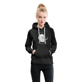 Cat Hair Is Lonely People Glitter Women’s Premium Hoodie