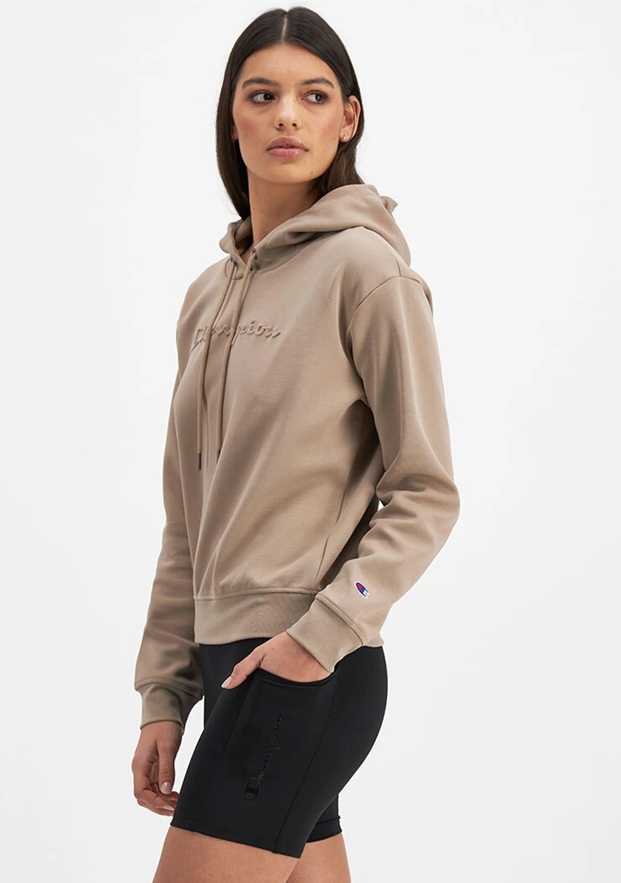 Champion Women's Rochester Tech Hoodie <br> CRMUN FUX