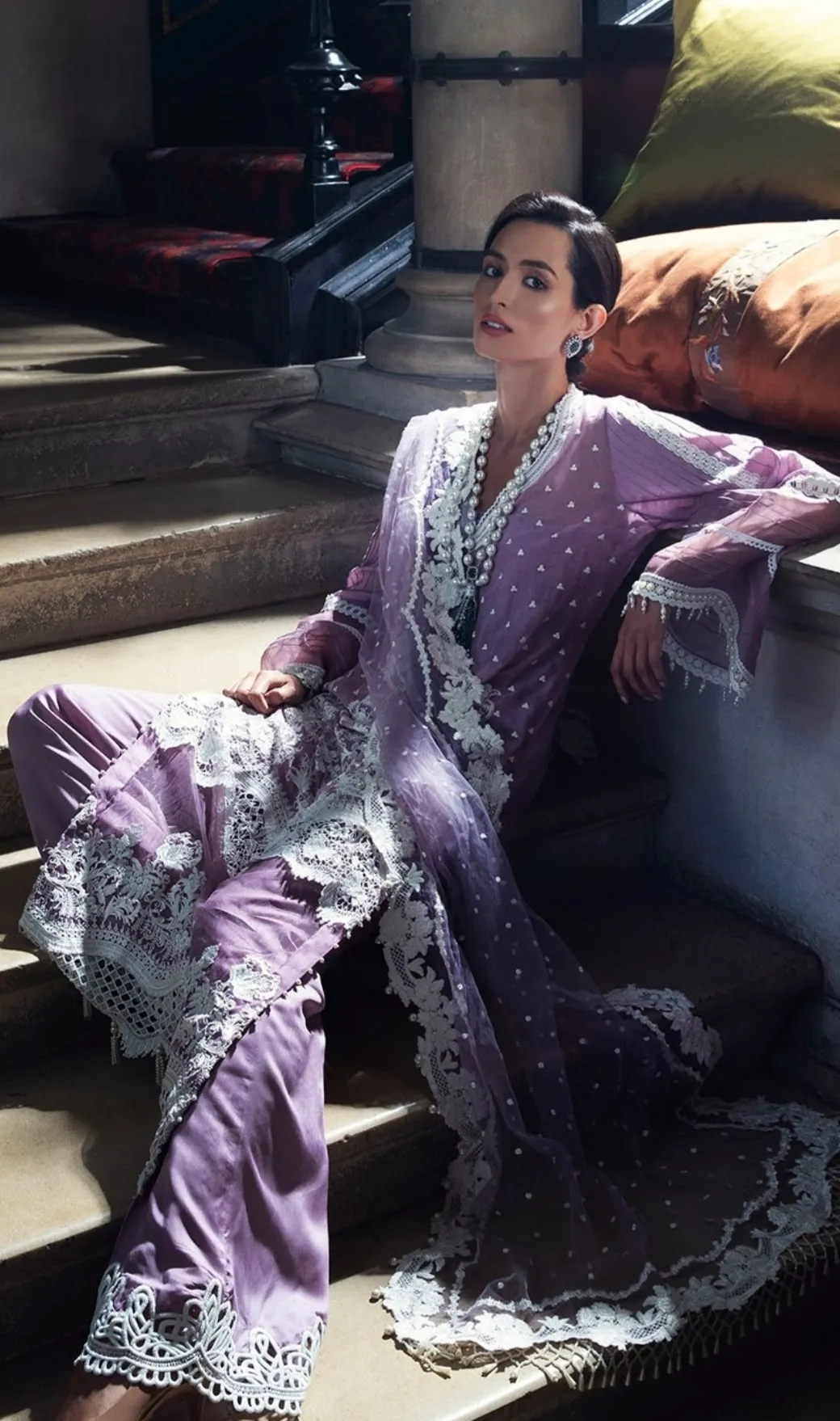 Decent and classy dress design Pakistani # P2629