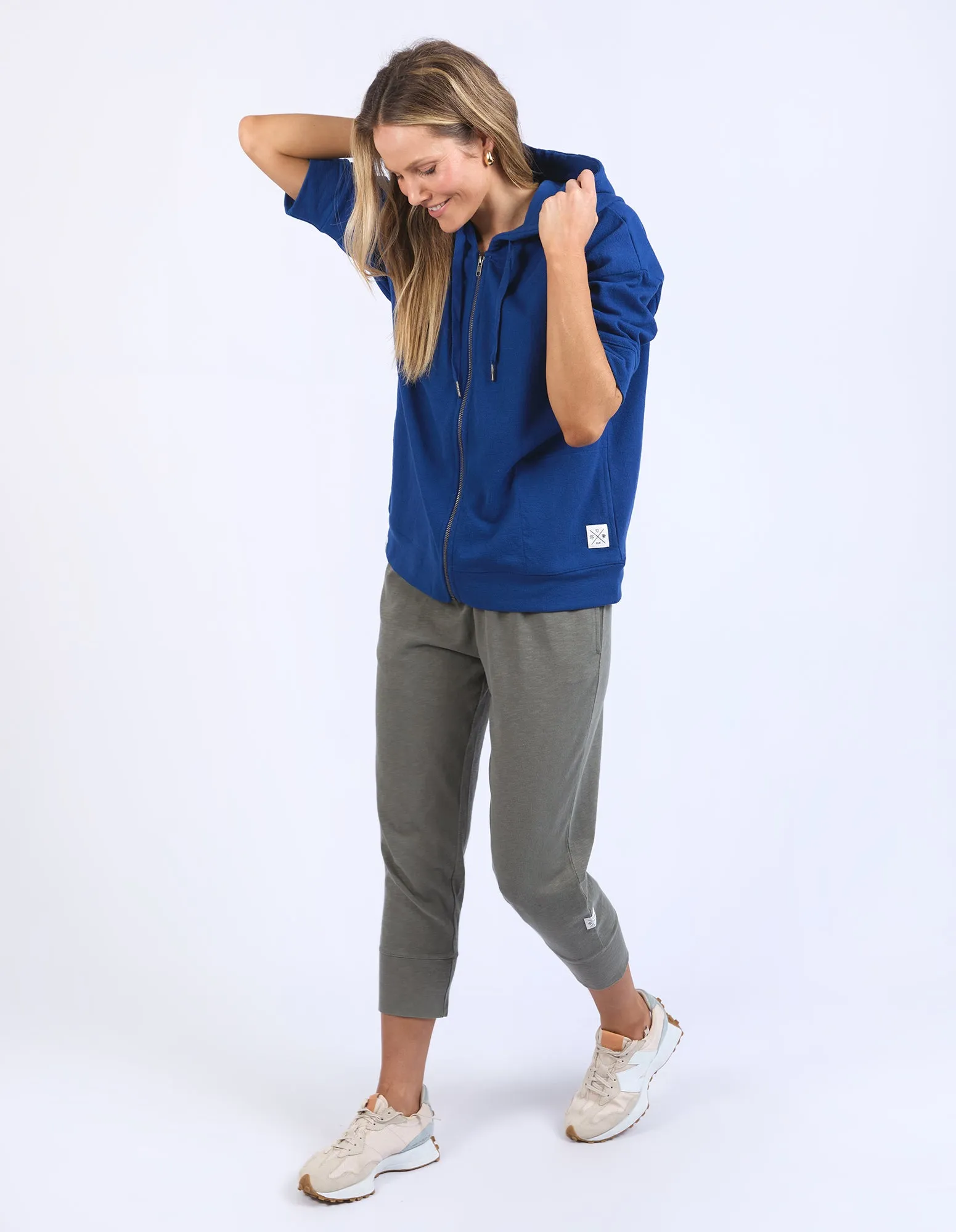 Elm Beachy Zip Hoodie - China Blue