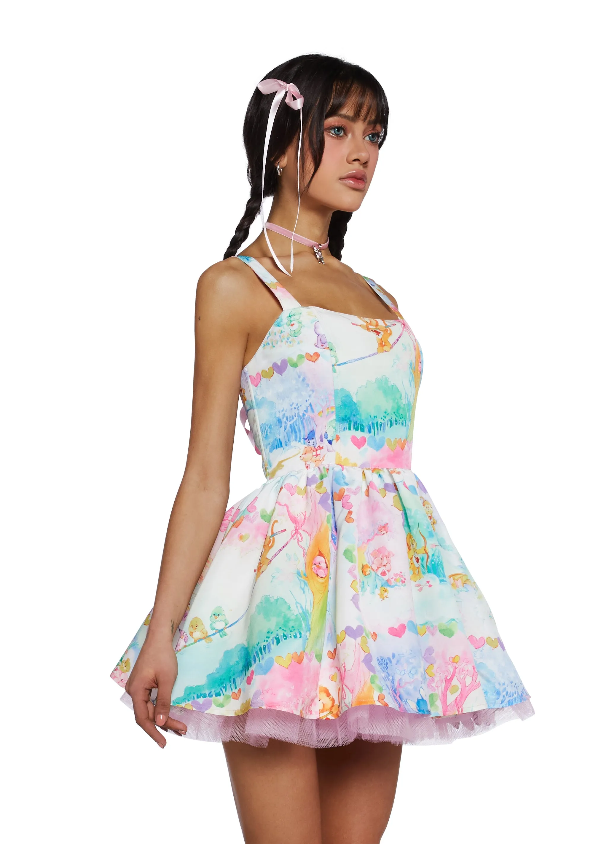 Friendship Forever Corset Babydoll Dress