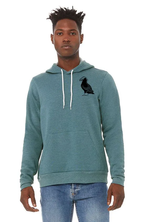 Haystack Humpback Ultra Soft Pull Over Hoodie - Unisex Heather Deep Teal