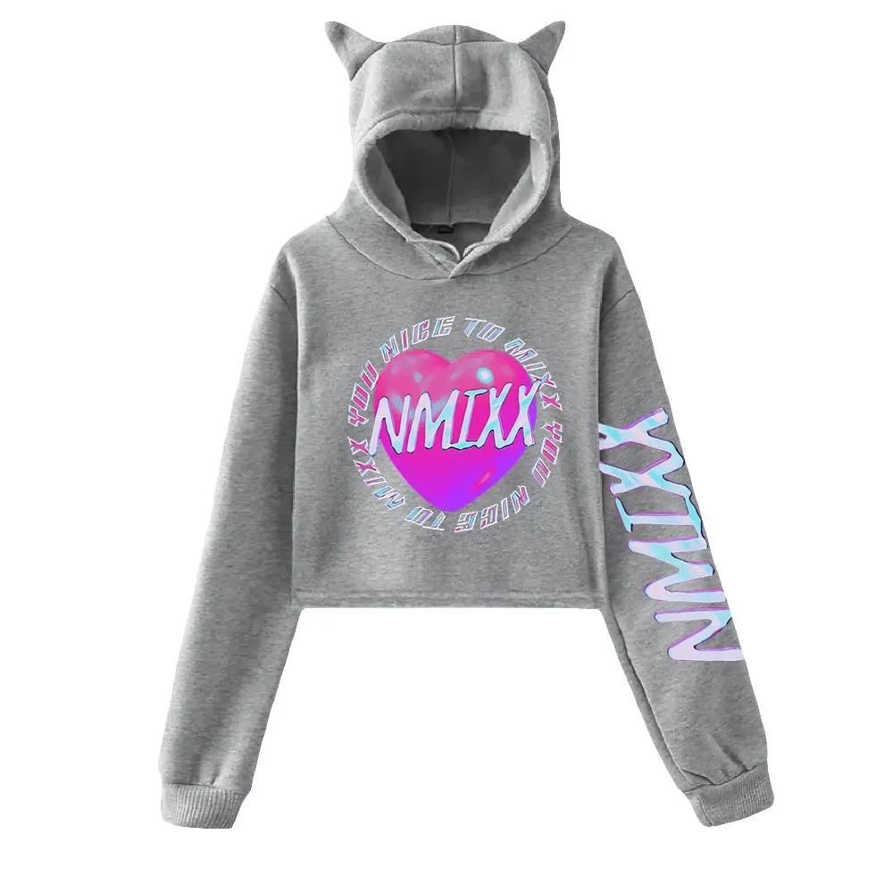 Hoodie Crop Top NMIXX