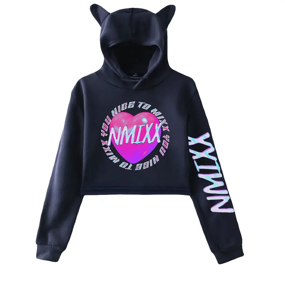 Hoodie Crop Top NMIXX