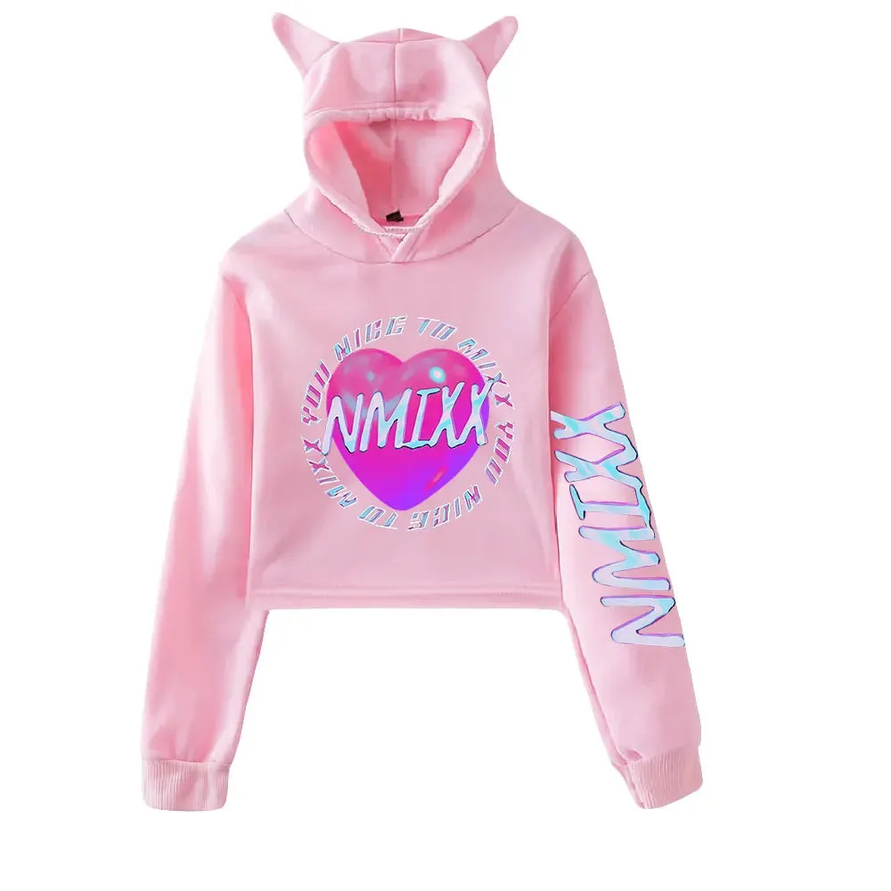 Hoodie Crop Top NMIXX
