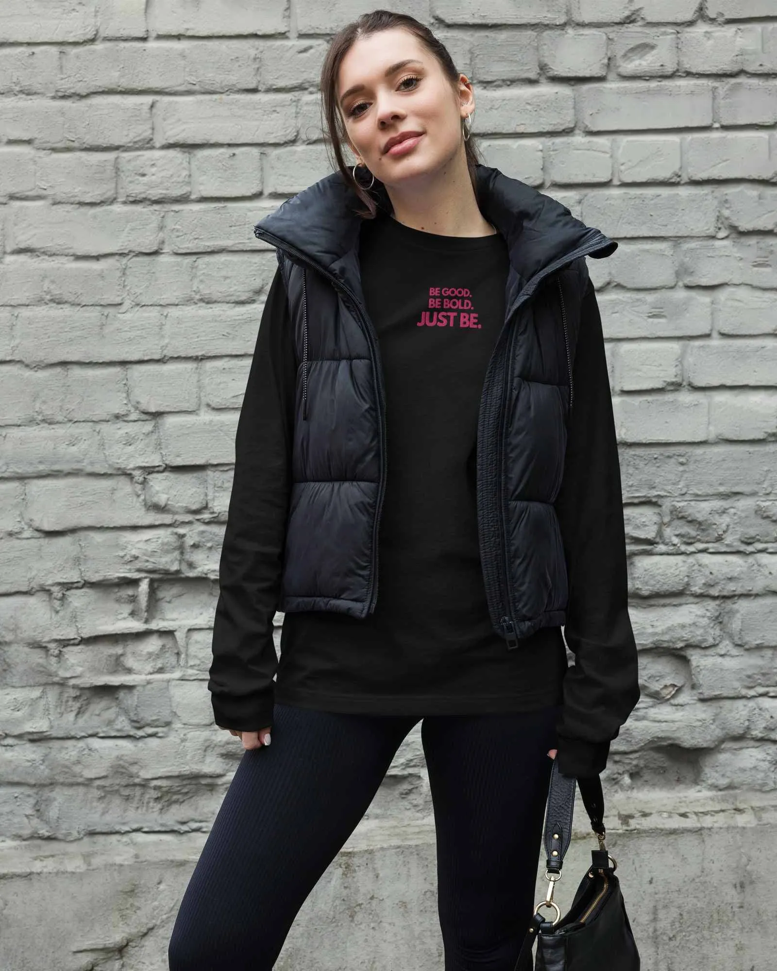 Long-Sleeve Tee - Embroidered
