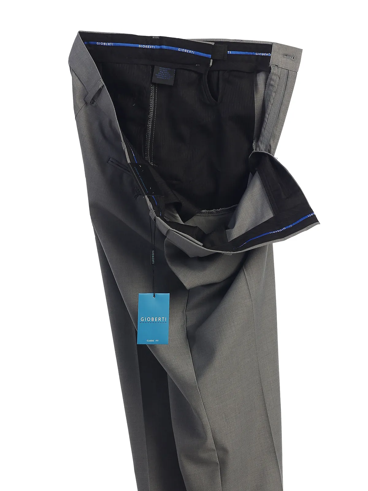 Men's Expandable Waist Dress Pants, Royal Blue