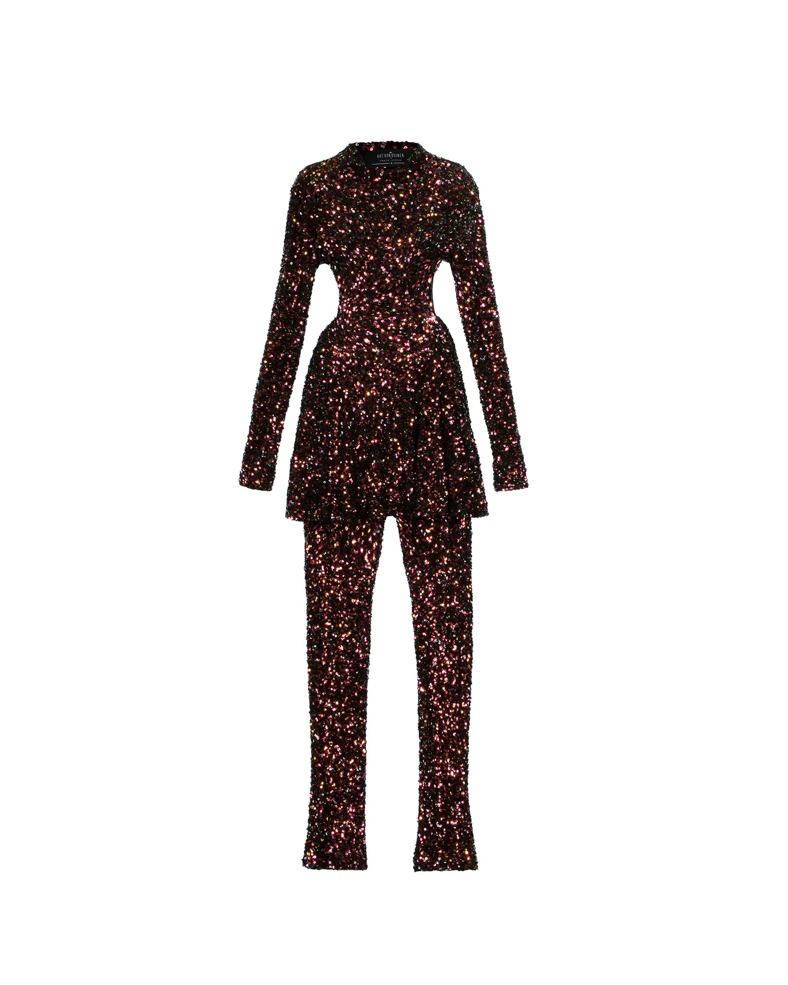 Mini Dress & Cigar Pants Set