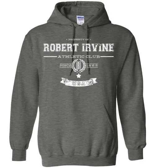 *NEW* Robert Irvine Athletic Club - White Logo - Hoodie (Youth, Mens, Ladies)