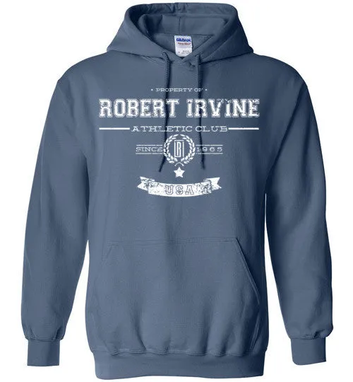 *NEW* Robert Irvine Athletic Club - White Logo - Hoodie (Youth, Mens, Ladies)
