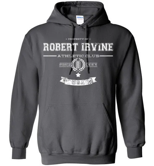 *NEW* Robert Irvine Athletic Club - White Logo - Hoodie (Youth, Mens, Ladies)