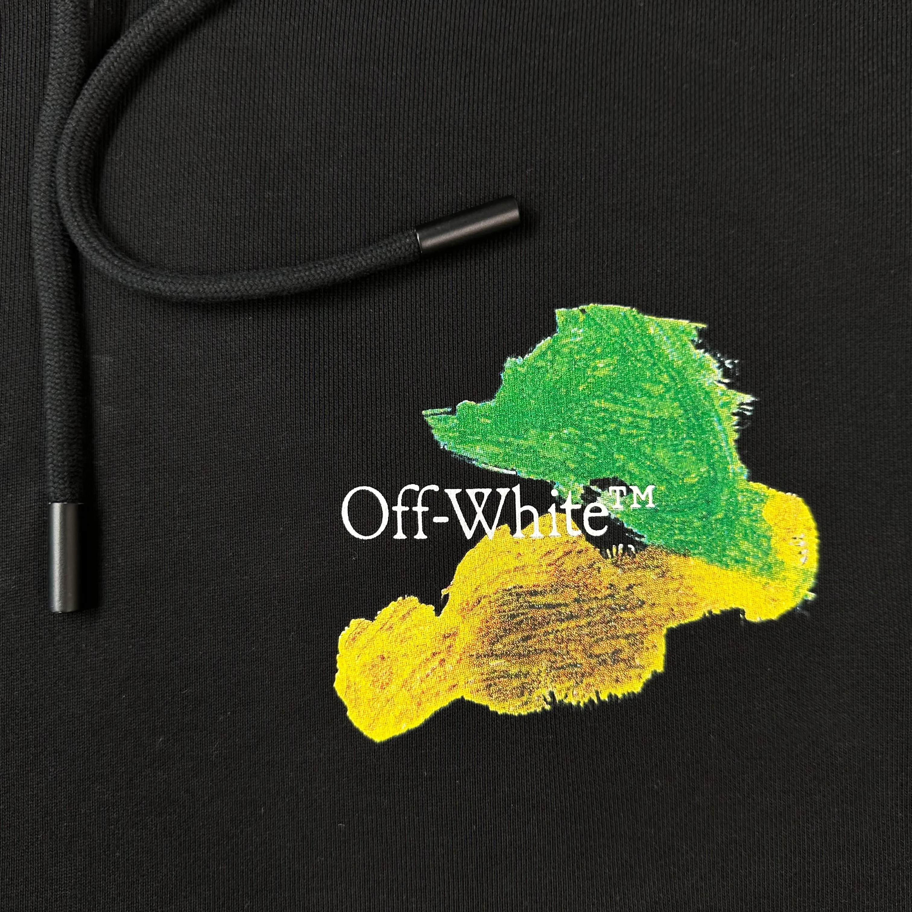 Oil Paint Arrows Hoodie Black