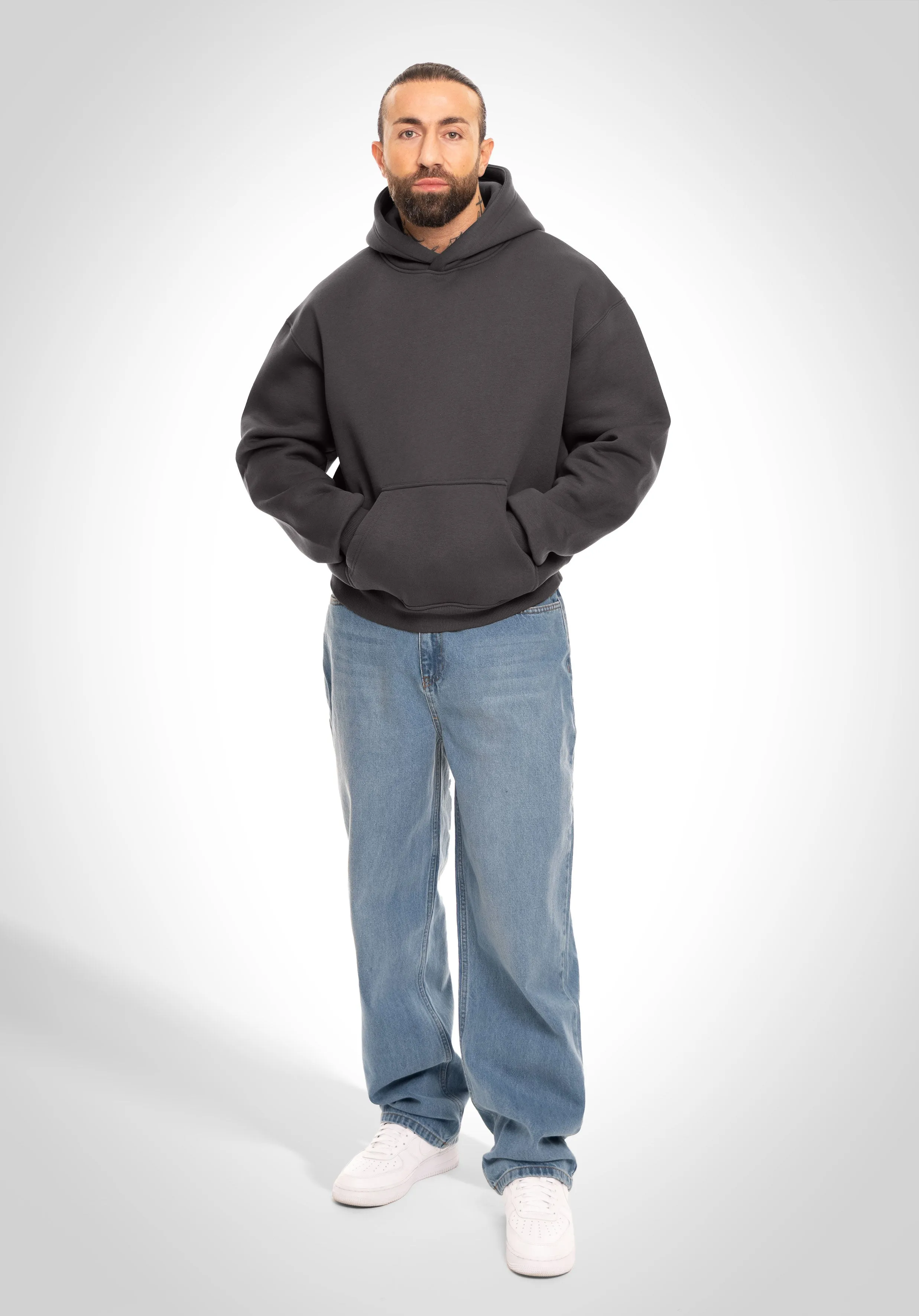 Oversize Hoodie - Slate Grey
