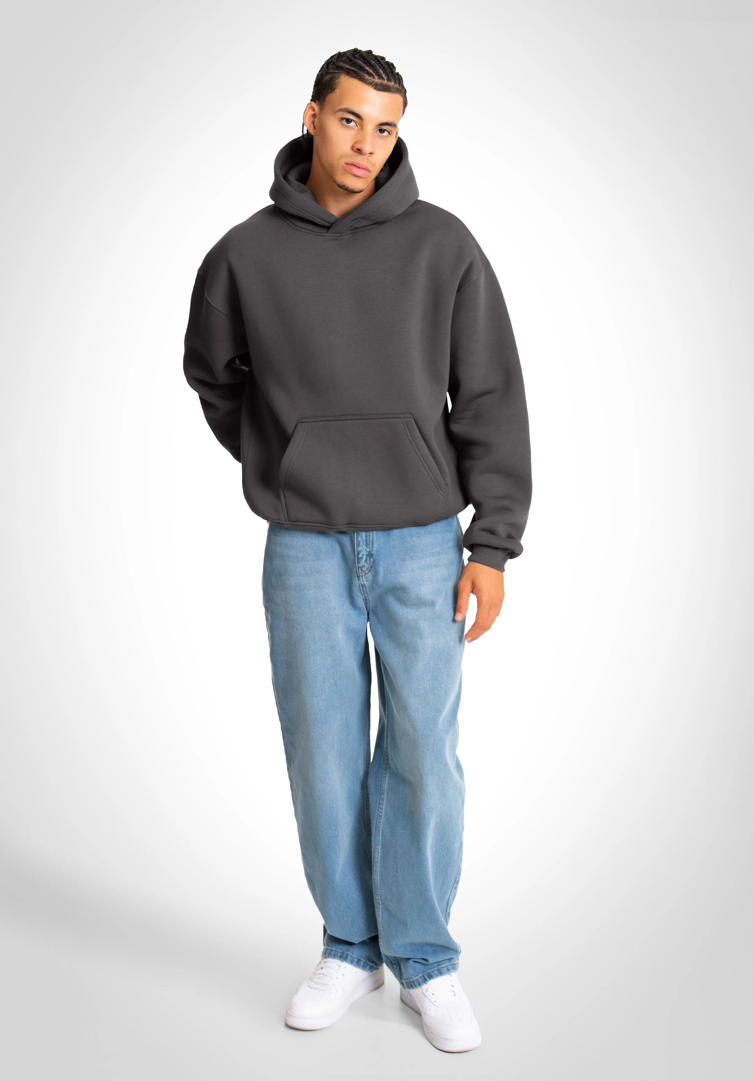 Oversize Hoodie - Slate Grey