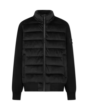 Rudsak Eugene Velvet Hybrid Knit & Down Jacket