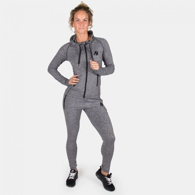 Shawnee Zipped Hoodie - Mixed Gray
