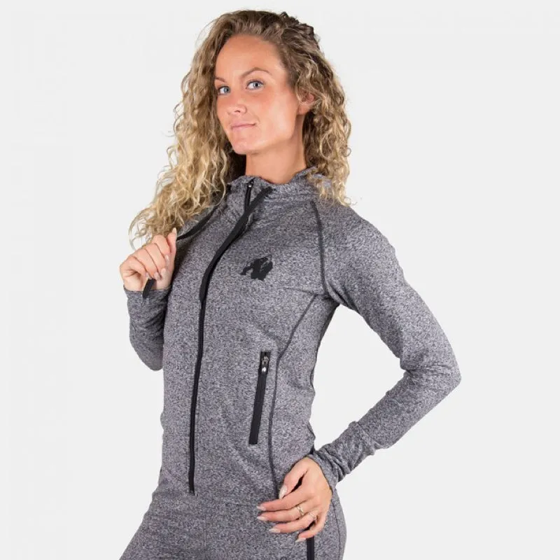 Shawnee Zipped Hoodie - Mixed Gray