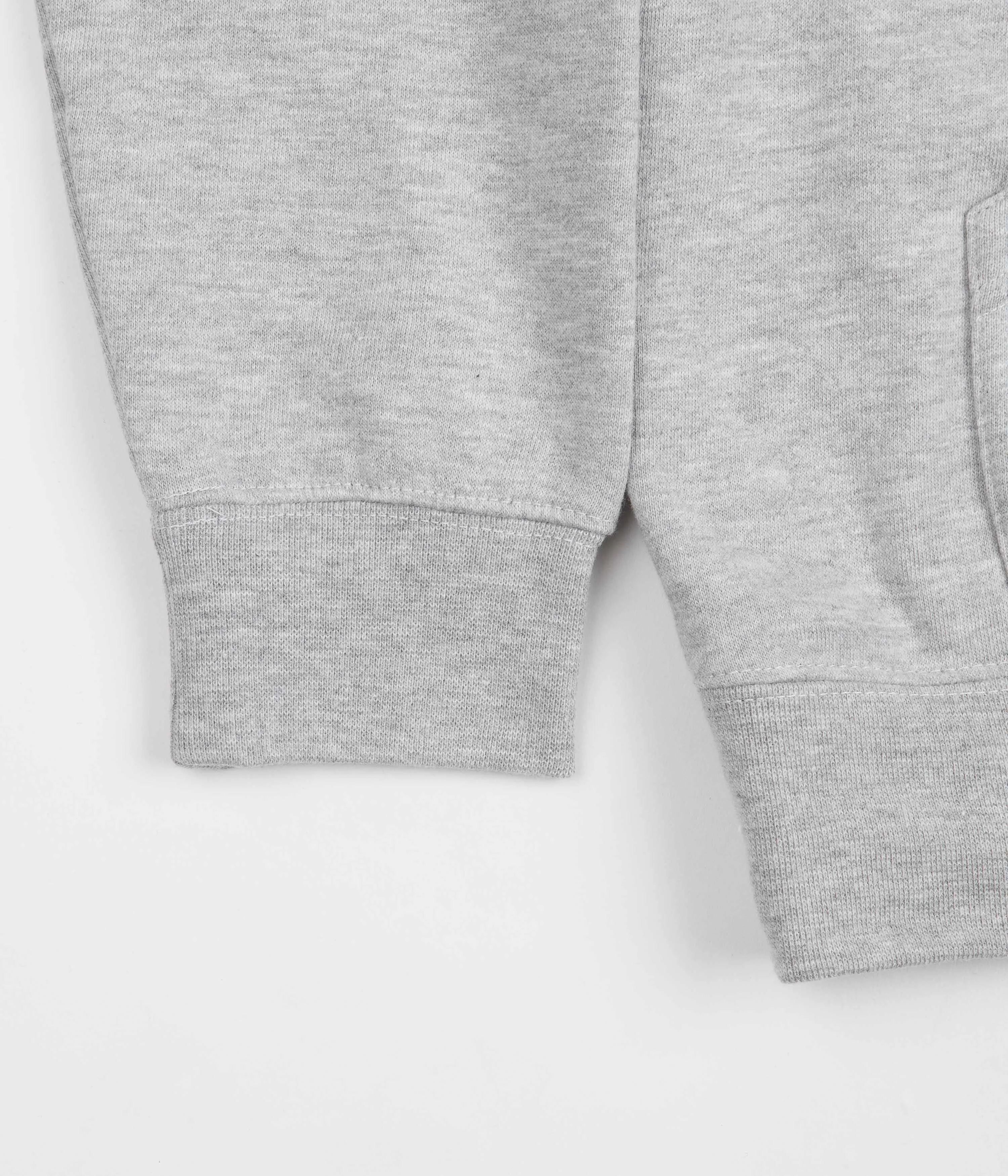 Skateboard Cafe Urban Shapeshifting Reptilian Hoodie - Heather Grey