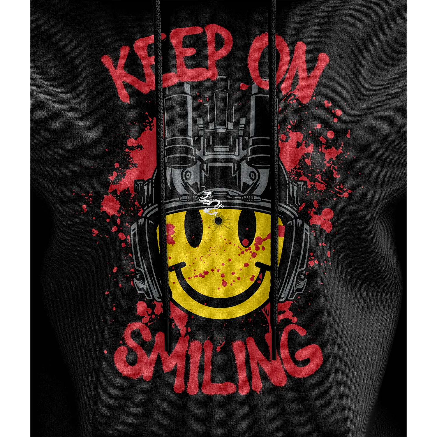 Tactical Smiley Face Hoodie
