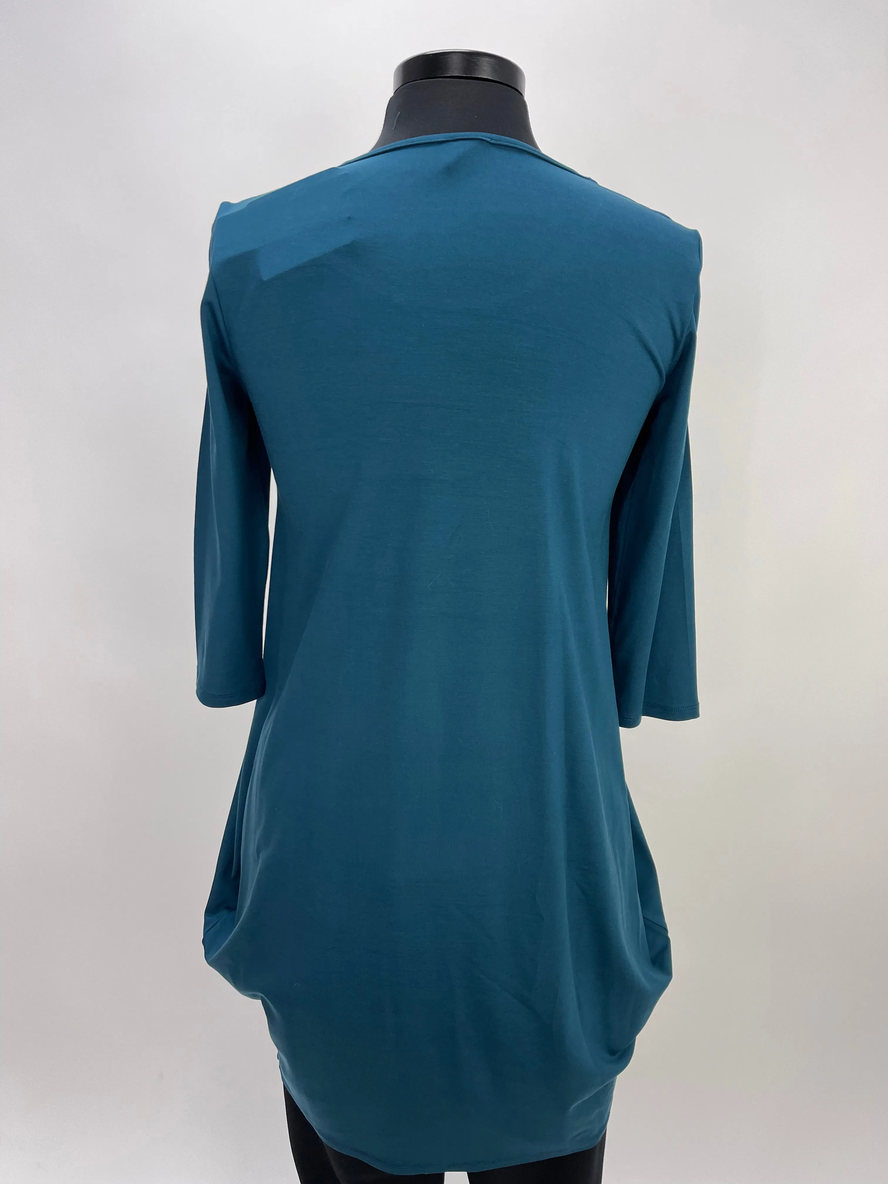 Teal Long Sleeve Dress