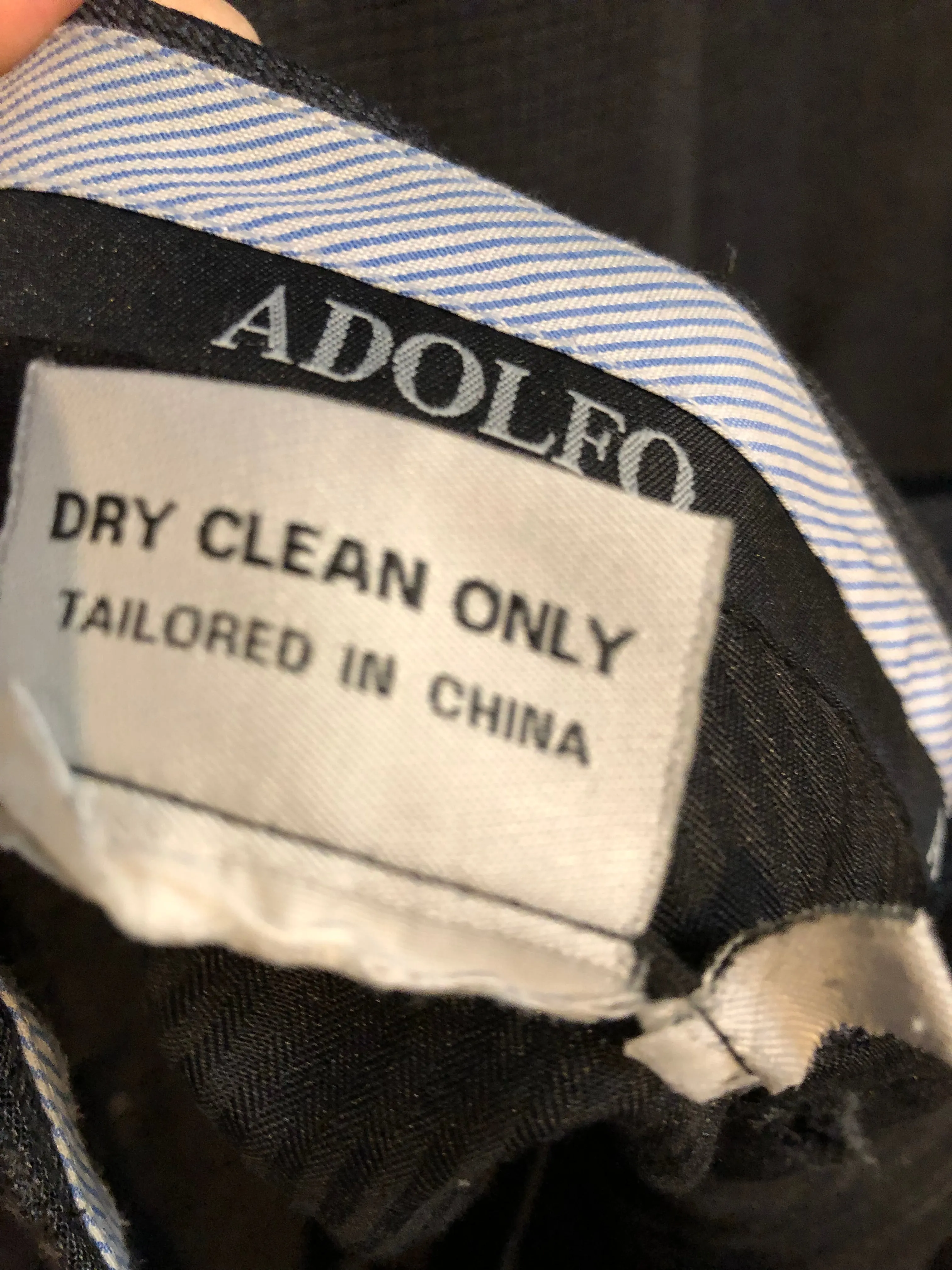 Vintage Adolfo Wool Pants, 35”x27” SOLD