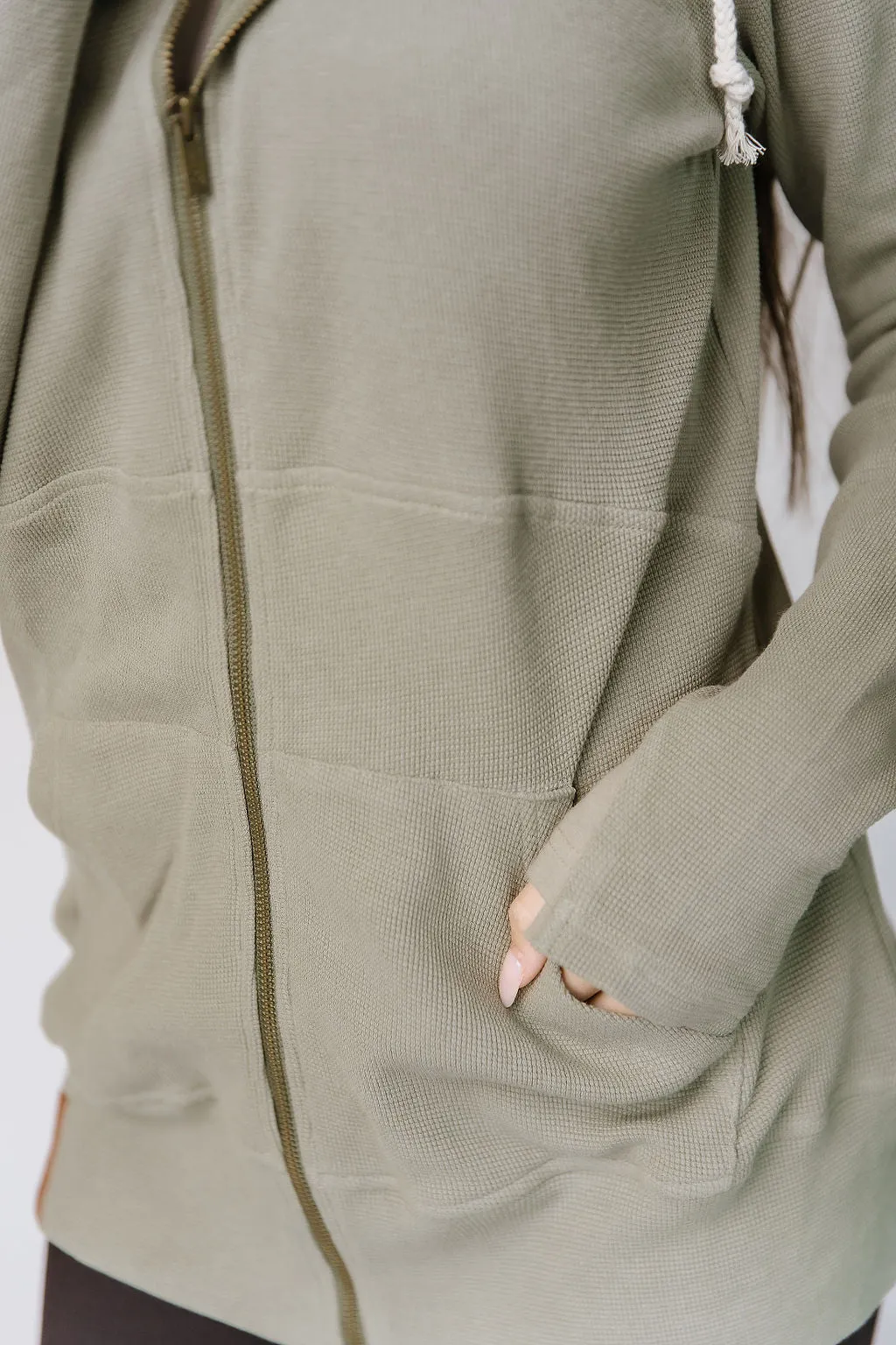 Willow Waffle Ampersand Full Zip